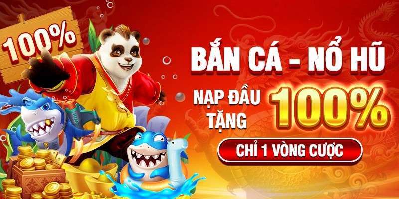 Khuyến mại nạp đầu 100% cho khách hàng mới 