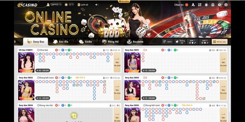 Chơi  tại On Casino Gk88 đơn giản, thoải mái