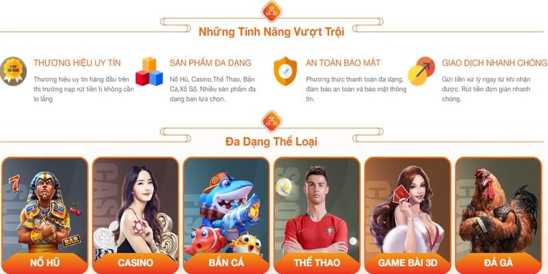 Tích hợp nhiều tính năng quan trọng tại phiên bản app khi tải app Gk88