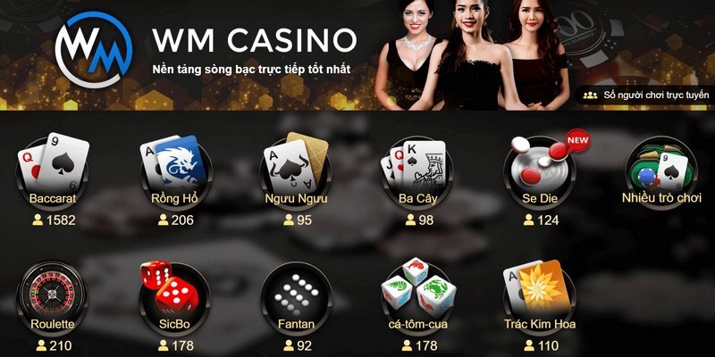 Game nên thử khi đến WM Casino Gk88